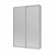 Шкаф-купе двухдверный Doros Сити Лайт 150х45х225 см Белое дерево/2 Зеркала (DRS-011068)