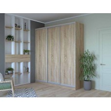 Шкаф-купе трехдверный Doros Сити 24 208х60х240 см Дуб сонома (DRS-011058)