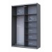 Шафа-купе двохдверна Doros G-Caiser 160х60х240 см Графіт (DRS-011035)