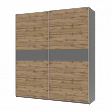 Шкаф-купе двухдверный Doros G-Caiser 220х60х240 см Графит/Тахо (DRS-011003)