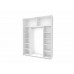 Шкаф-купе двухдверный Doros G-Caiser 180х60х240 см Белый/Дуб евок (DRS-011007)