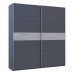 Шафа-купе двохдверна Doros G-Caiser 220х60х240 см Графіт/Бетон (DRS-011231)