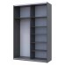 Шафа-купе двохдверна Doros G-Caiser 160х60х240 см Графіт (DRS-011035)