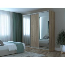 Шкаф-купе трехдверный Doros Сити 24 238х60х240 см Дуб сонома/2 Зеркала (DRS-011050)