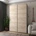 Шафа-купе двохдверна Doros G-Caiser 160х60х240 см Графіт/Дуб крафт сірий (DRS-011027)