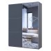 Шафа-купе двохдверна Doros G-Caiser 160х60х240 см Графіт/1 Дзеркало (DRS-011032)