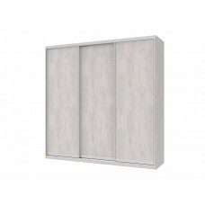 Шкаф-купе трехдверный Doros Сити Лайт 225х60х225 см Белое дерево (DRS-011079)