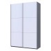 Шафа-купе двохдверна Doros G-Caiser 160х60х240 см Графіт/Білий (DRS-011031)