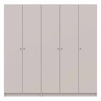 Комплект шаф для одягу Doros Промо (2 шт.) 225х48х204 см Кашемір (DRS-011212)