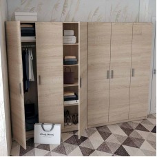 Комплект шкафов для одежды Doros Промо (2 шт.) 270х48х204 см Дуб сонома (DRS-011218)