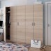 Комплект шаф для одягу Doros Промо (2 шт.) 225х48х204 см Дуб сонома (DRS-011214)