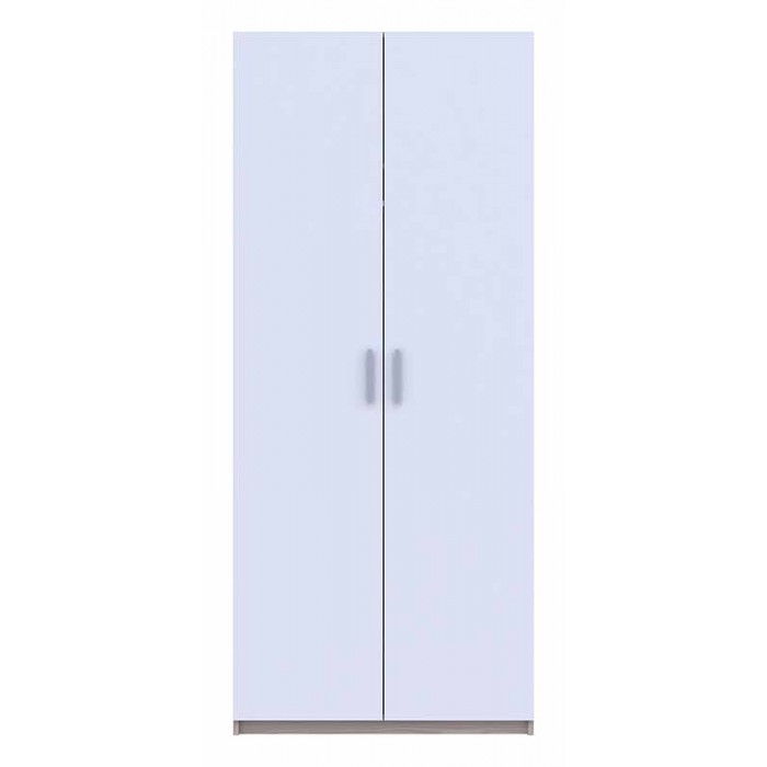 Шафа розпашна для одягу Doros Кен 90х52х210 см Білий/Дуб родос (DRS-011189)