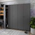 Комплект шаф для одягу Doros Промо (2 шт.) 225х48х204 см Графіт (DRS-011213)
