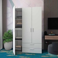 Шафа розпашна для одягу Doros Ектор 116х49,5х180 см Білий (DRS-011186)