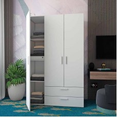 Шафа розпашна для одягу Doros Ектор 116х49,5х180 см Білий (DRS-011186)