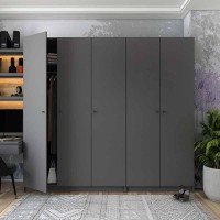 Комплект шаф для одягу Doros Промо (2 шт.) 225х48х204 см Графіт (DRS-011213)
