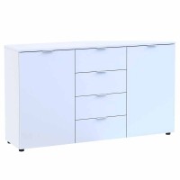 Комод у спальню Doros Рон 5 140х38х81 см Білий (DRS-011300)