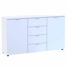 Комод у спальню Doros Рон 5 140х38х81 см Білий (DRS-011300)