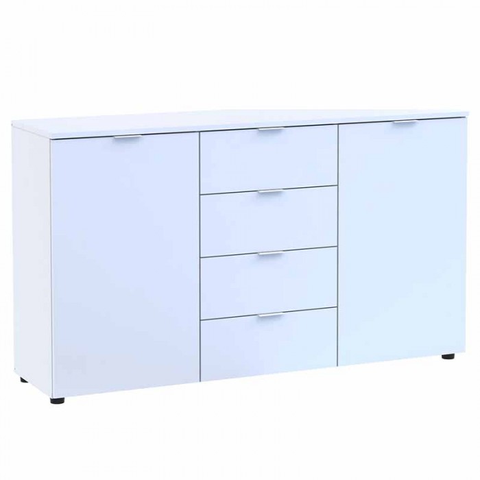 Комод у спальню Doros Рон 5 140х38х81 см Білий (DRS-011300)