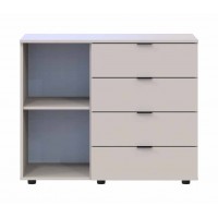 Комод у вітальню Doros Гелар GС1 100х40х81,2 см Кашемір (DRS-011290)