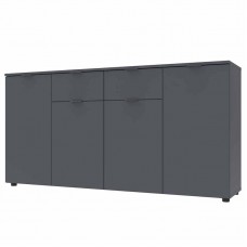 Комод в гостиную Doros Рон 7 160х38х81 см Графит (DRS-011305)