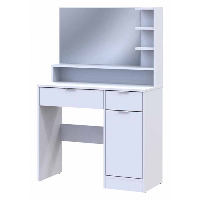 Передпокій з дзеркалом Doros Alice 100х25х182,9 см Дуб крафт білий/Графіт (DRS-011471)