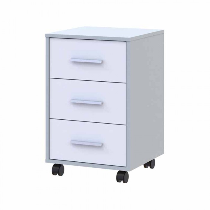 Тумба офісна Doros Т3 43х42х66,4 см Сірий/Білий (DRS-011402)