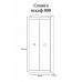 Шкаф распашной 2-х дверный Эверест Соната-800 дуб сонома + белый (DTM-2298)