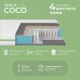 Матрац ортопедичний Ismart Koala Coco 80х200 см пружинний (ISM-051095)
