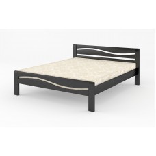 Двуспальная кровать iSmart Неаполь Венге 140х200 см (DMBG-2182)
