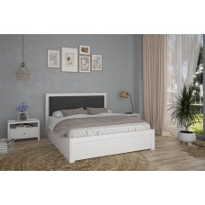 Двоспальне ліжко (підйомний механізм) iSmart Торонто Люкс Т4 Білий + Аляска 27 140х200 см (DMBG-1285)