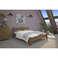 Двуспальная кровать iSmart Монако Орех светлый 180х190 см (DMBG-1812)