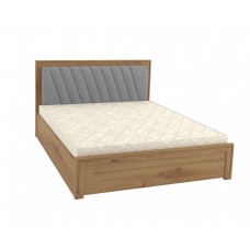 Двоспальне ліжко (підйомний механізм) iSmart Торонто Люкс Т6 Горіх світлий + Аляска 08 140х200 см (DMBG-1290)