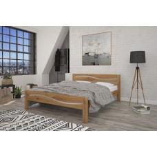 Двуспальная кровать iSmart Неаполь Орех светлый 180х200 см (DMBG-2192)