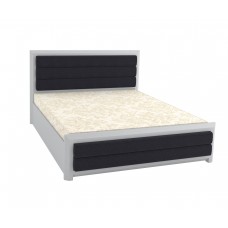 Двоспальне ліжко (підйомний механізм) iSmart Барселона Люкс Б5 Світло-сірий (RAL 7040) + Аляска 10 180х190 см (DMBG-1158)