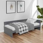 Односпальная кровать Эверест Соната-800 (без ящиков) 80х190 см Графит (DTM-5579)