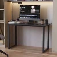 Письменный стол Кнап 2 Ferrum-decor 750x1000x700 Черный металл ДСП Сосна Кембра 16 мм (FRD-106417)