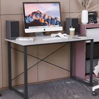 Стіл письмовий Дейв Ferrum-decor 750x1000x600 Чорний метал ДСП Бетон 32 мм (FRD-106437)