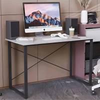 Стіл письмовий Дейв Ferrum-decor 750x1400x700 Чорний метал ДСП Бетон 32 мм (FRD-106467)