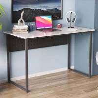 Стіл письмовий Майк Ferrum-decor 75x100x60 Чорний метал ДСП Бетон 16 мм (FRD-106507)