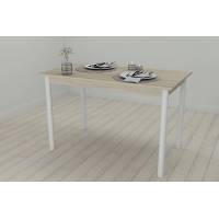 Стіл кухонний Ferrum-decor Беніта 75x120x60 Білий ДСП Сонома 16мм (FRD-106267)