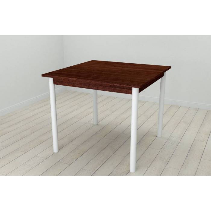 Стіл кухонний Ferrum-decor Агата 75x80x80 Білий ДСП Венге 16мм (FRD-105597)