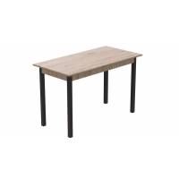 Стіл кухонний Ferrum-decor Маріо 75x120x80 Чорний ДСП Сан-Марино 16мм (FRD-105667)