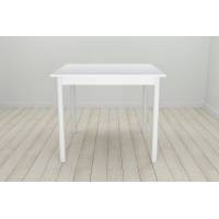 Стіл кухонний Ferrum-decor Агата 75x90x90 Білий ДСП Біле 16мм (FRD-106257)