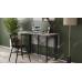 Стол-книга трансформер Орион 3 Ferrum-decor 750x1150x880 Черный металл ДСП Бетон 16 мм (FRD-105087)