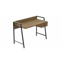 Письмовий стіл Ferrum-decor Комфорт 750x1000x600 Чорний метал ДСП Дуб Артізан 32 мм (FRD-103427)