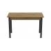 Стіл кухонний Ferrum-decor Беніта 75x120x70 Чорний ДСП Дуб Артизан 16мм (FRD-105697)