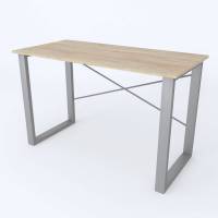 Письмовий стіл Ferrum-decor Драйв 750x1000x600 Сірий метал ДСП Дуб Сонома 16 мм (FRD-103097)