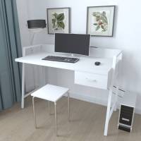 Письмовий стіл Ferrum-decor 750x1200x600 Білий метал ДСП Білий 32 мм (FRD-103457)