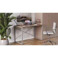 Письмовий стіл Ferrum-decor Серії Коннект 75x120x600 сірий ДСП Дуб Сонома Трюфель 16мм (FRD-104217)